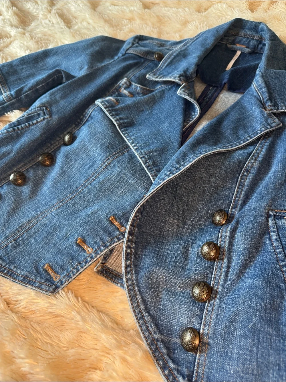 Free People Denim Jean Jacket - Picture 2 of 4